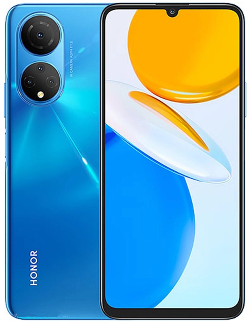Смартфон Honor X7 4/128GB Blue EU от компании F-MART - фото 1
