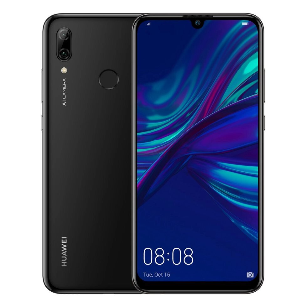 Смартфон HUAWEI P smart 2019 3/64GB Black (51093FSW) от компании F-MART - фото 1