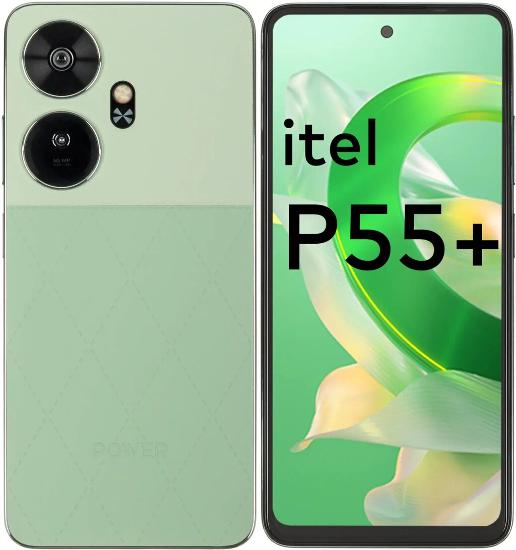 Смартфон ITEL P55 Plus 8/256Gb Royal Green (P663LN) от компании F-MART - фото 1