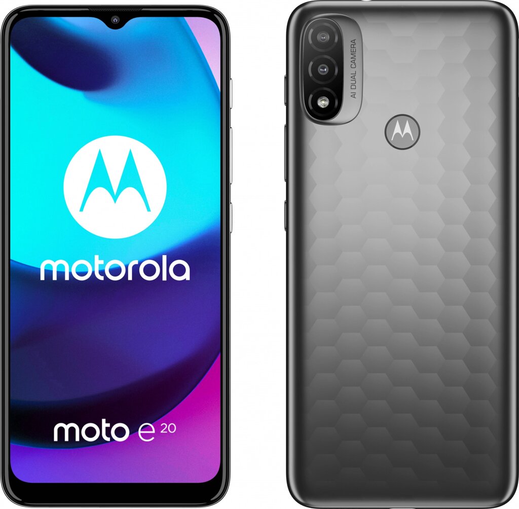 Смартфон Motorola XT2155-6 e20 32Gb 2Gb серый от компании F-MART - фото 1