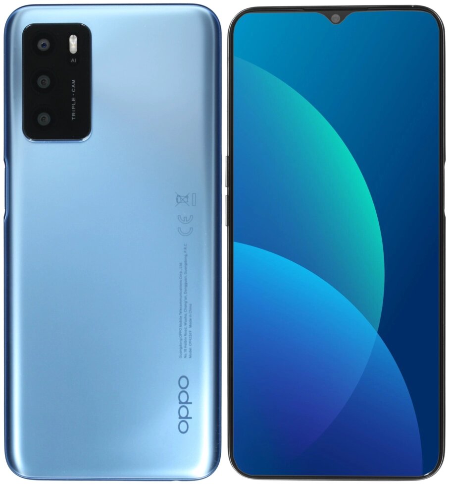Смартфон OPPO A16 3/32GB Blue (CPH2269) от компании F-MART - фото 1