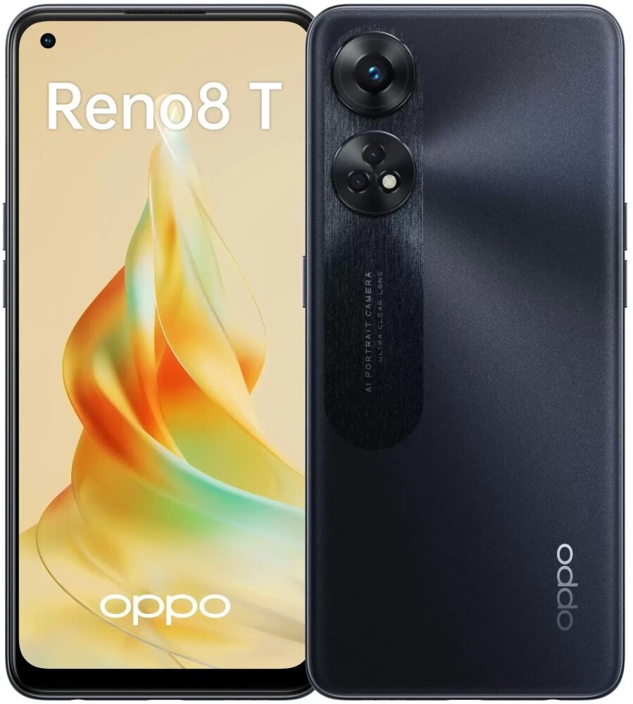 Смартфон OPPO Reno 8T 8/128GB Black (CPH2481) от компании F-MART - фото 1