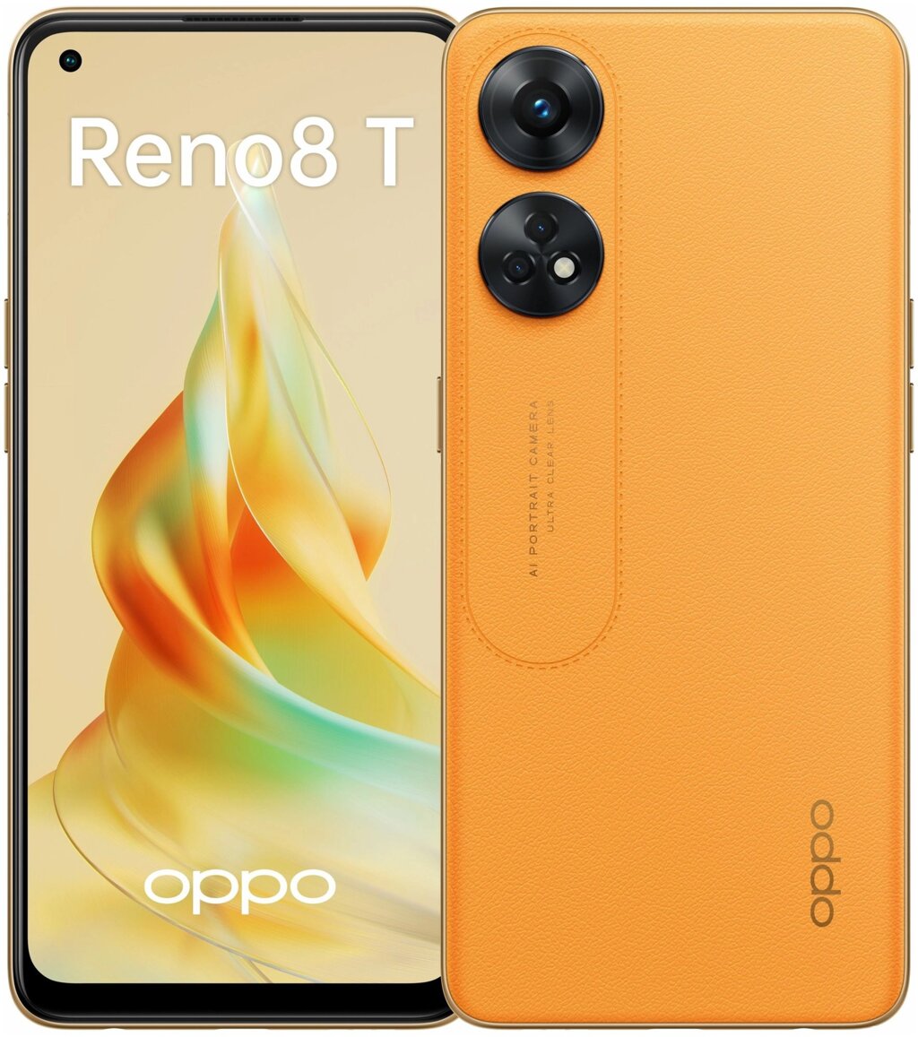 Смартфон OPPO Reno 8T 8/128GB Orange (CPH2481) от компании F-MART - фото 1