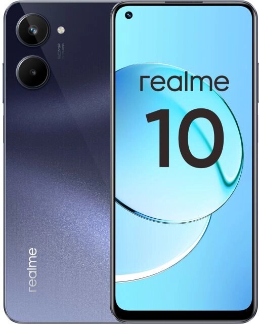 Смартфон RealMe 10 4/128GB Black (RMX3630) от компании F-MART - фото 1