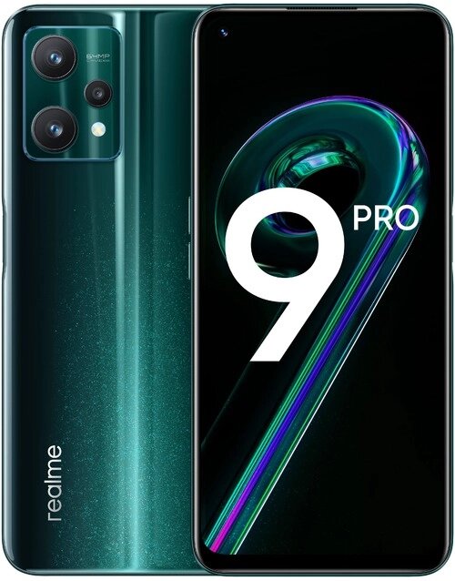 Смартфон RealMe 9 Pro 8/128GB Aurora Green (RMX3472) от компании F-MART - фото 1