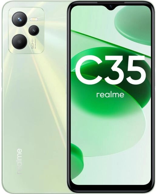 Смартфон RealMe C35 4/128GB Green (RMX3511) от компании F-MART - фото 1