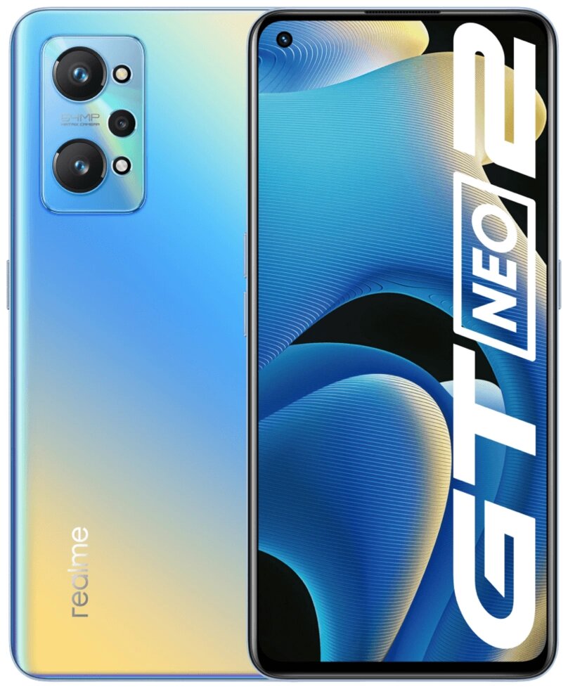 Смартфон RealMe GT Neo2 8/128GB Blue (RMX3370) от компании F-MART - фото 1