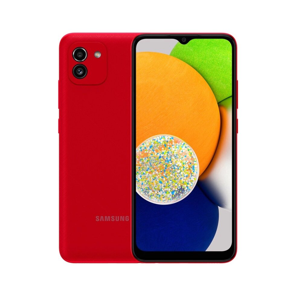 Смартфон Samsung Galaxy A03 3/32GB Red (SM-A035F/DS) от компании F-MART - фото 1