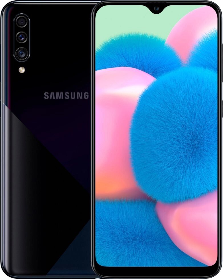 Смартфон Samsung Galaxy A30s 3/32GB Black (SM-A307FZKU) от компании F-MART - фото 1