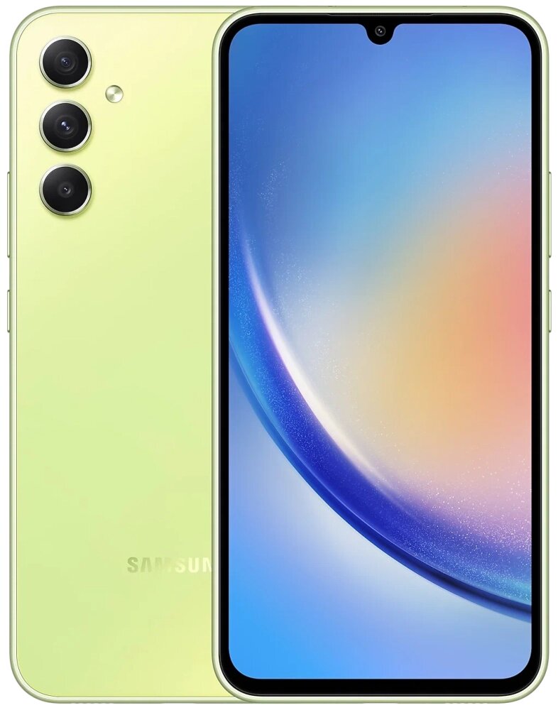 Смартфон Samsung Galaxy A34 8/128GB A346 Lime EU от компании F-MART - фото 1