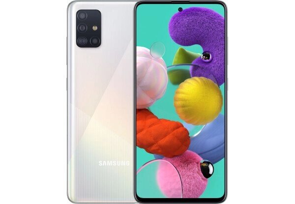 Смартфон Samsung Galaxy A51 (2019) 4/64GB White от компании F-MART - фото 1