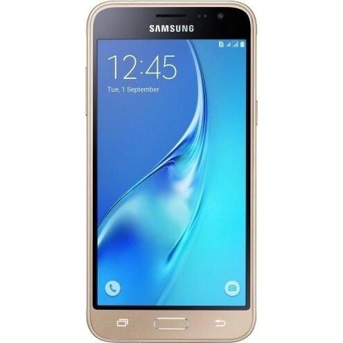 Смартфон Samsung Galaxy J3 2016 Gold от компании F-MART - фото 1