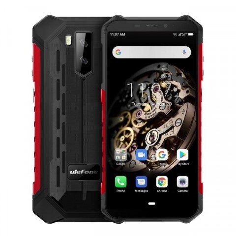 Смартфон Ulefone Armor X5 3GB/32GB, IP68, Red от компании F-MART - фото 1