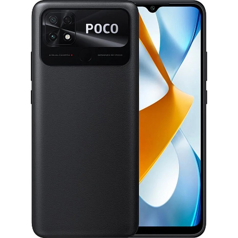 Смартфон Xiaomi POCO C40 4/64GB Black RU от компании F-MART - фото 1