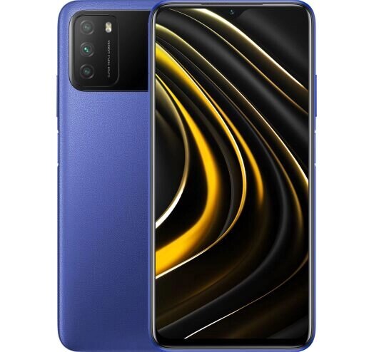 Смартфон Xiaomi Poco m3 4GB/128GB, NFC, Cool Blue от компании F-MART - фото 1