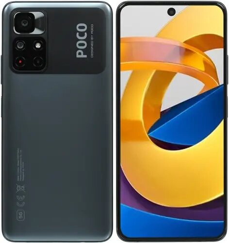 Смартфон Xiaomi POCO M4 5G 4/64GB, NFC, Power Black от компании F-MART - фото 1