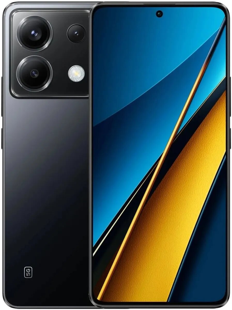 Смартфон Xiaomi POCO X6 5G 12GB/512GB Black от компании F-MART - фото 1