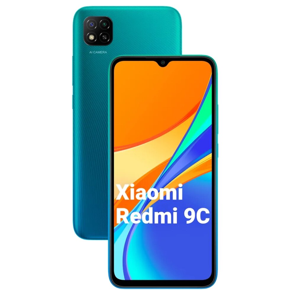 Смартфон Xiaomi Redmi 9C 3/64GB NFC Aurora Green от компании F-MART - фото 1