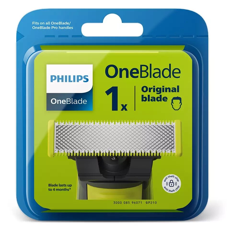 Сменное лезвие для Philips OneBlade и OneBlade Pro QP210/50 (оригинал) от компании F-MART - фото 1