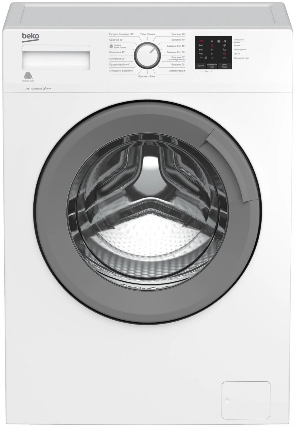 Стиральная машина BEKO RGE 78511 XSW белый/серебро (7 кг) от компании F-MART - фото 1