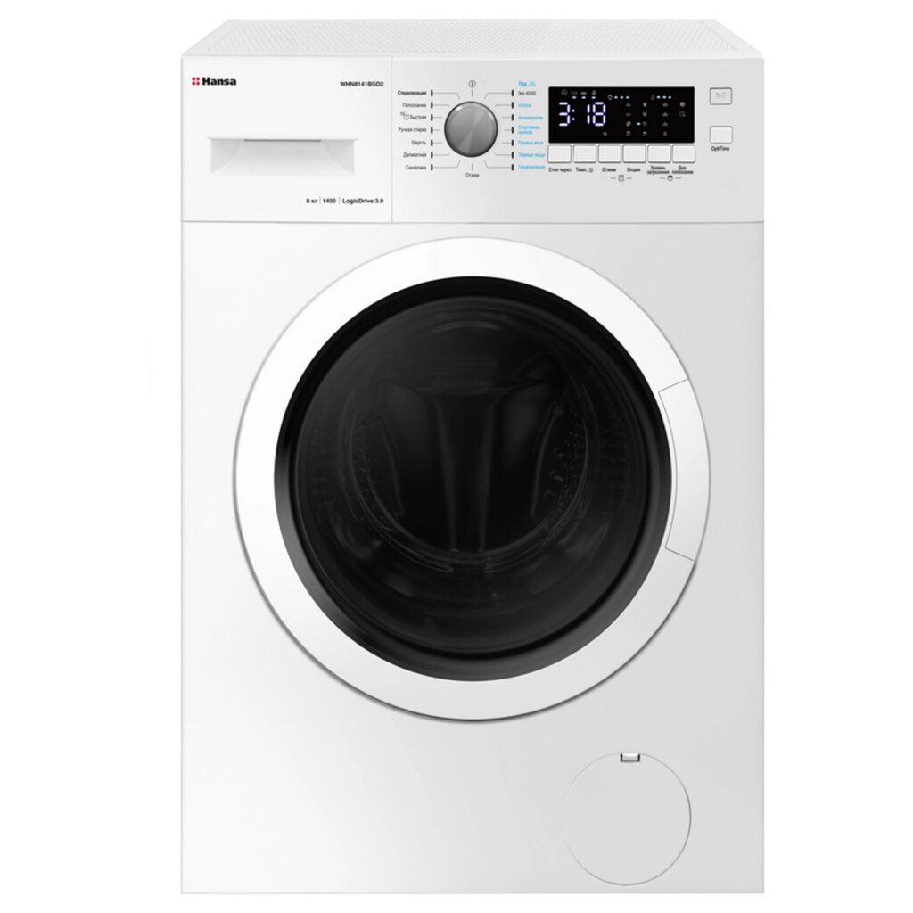 Стиральная машина HANSA WHN8141BSD2 белый от компании F-MART - фото 1