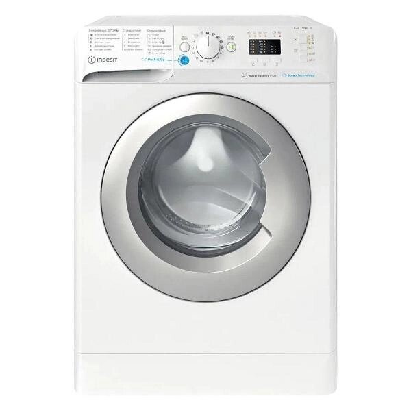 Стиральная машина Indesit BWSA 61051 WSV RU от компании F-MART - фото 1