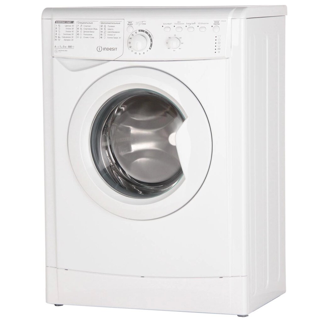 Стиральная машина INDESIT EWSB 5085 CIS белый от компании F-MART - фото 1