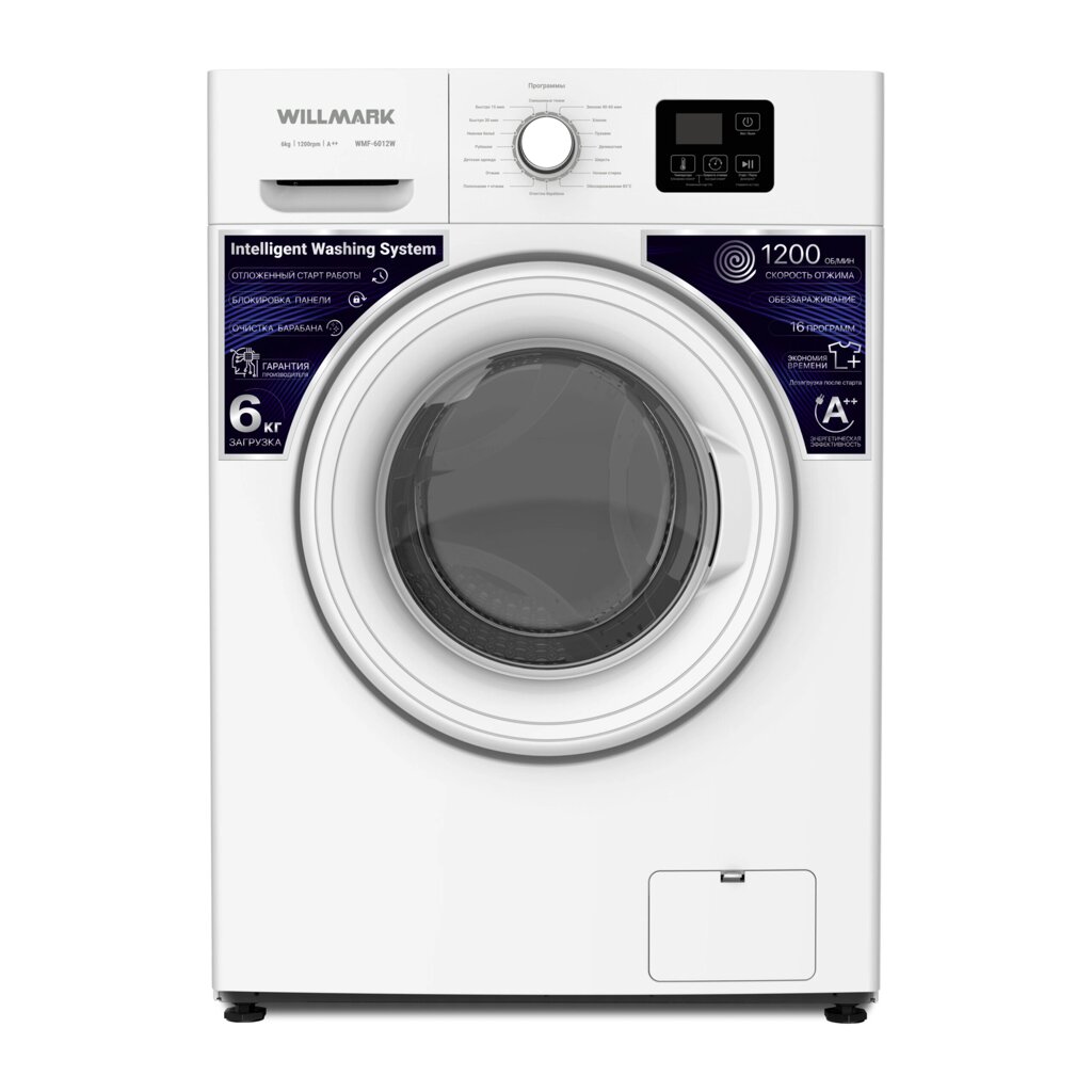 Стиральная машина WILLMARK WMF-6012W  белый от компании F-MART - фото 1