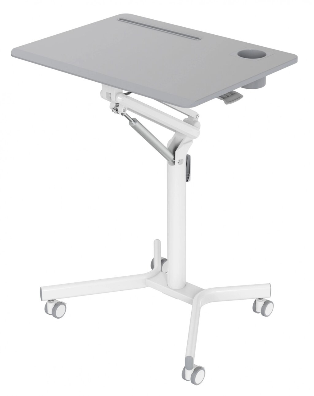 Стол для ноутбука Cactus CS-FDS101WGY столешница МДФ серый 70x52x105см от компании F-MART - фото 1