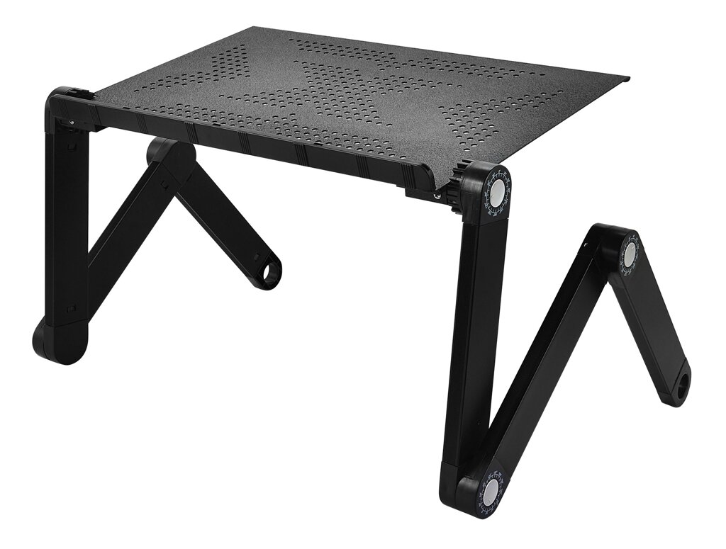 Стол для ноутбука Cactus CS-LS-X3 черный 27x42см от компании F-MART - фото 1