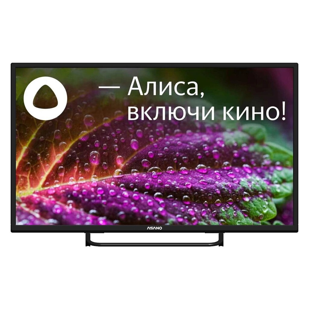 Телевизор ASANO 24LH8110T черный 1366x768, HD READY, 60 Гц, Wi-Fi, SMART TV, Яндекс. ТВ от компании F-MART - фото 1