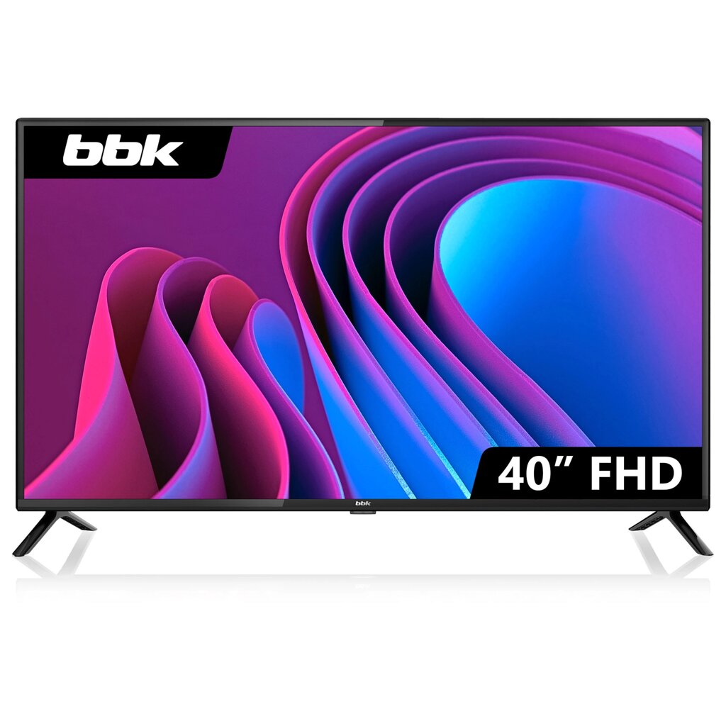 Телевизор BBK 40LEM-9101/FTS2C (B) черный FULL HD 60Hz DVB-T2 DVB-C DVB-S2 USB от компании F-MART - фото 1