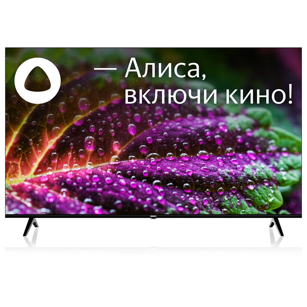 Телевизор BBK 65LEX-8202/UTS2C Яндекс. ТВ черный 4K Ultra HD 60Hz DVB-T2 DVB-C DVB-S2 USB WiFi Smart TV (RUS) от компании F-MART - фото 1