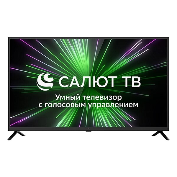 Телевизор BQ 43S09B 43", Салют ТВ, Full HD, черный от компании F-MART - фото 1