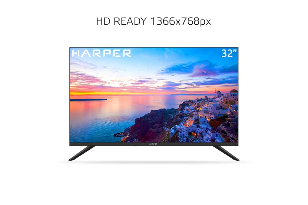 Телевизор Harper 32R720T , HD Ready, черный от компании F-MART - фото 1