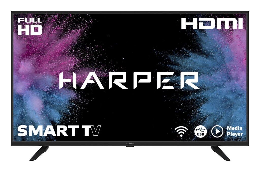 Телевизор Harper 42F660TS 42", Full HD, Smart TV, черный от компании F-MART - фото 1