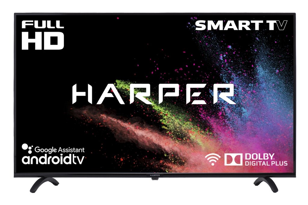 Телевизор Harper 43F720TS 43", Full HD, Smart TV, черный от компании F-MART - фото 1