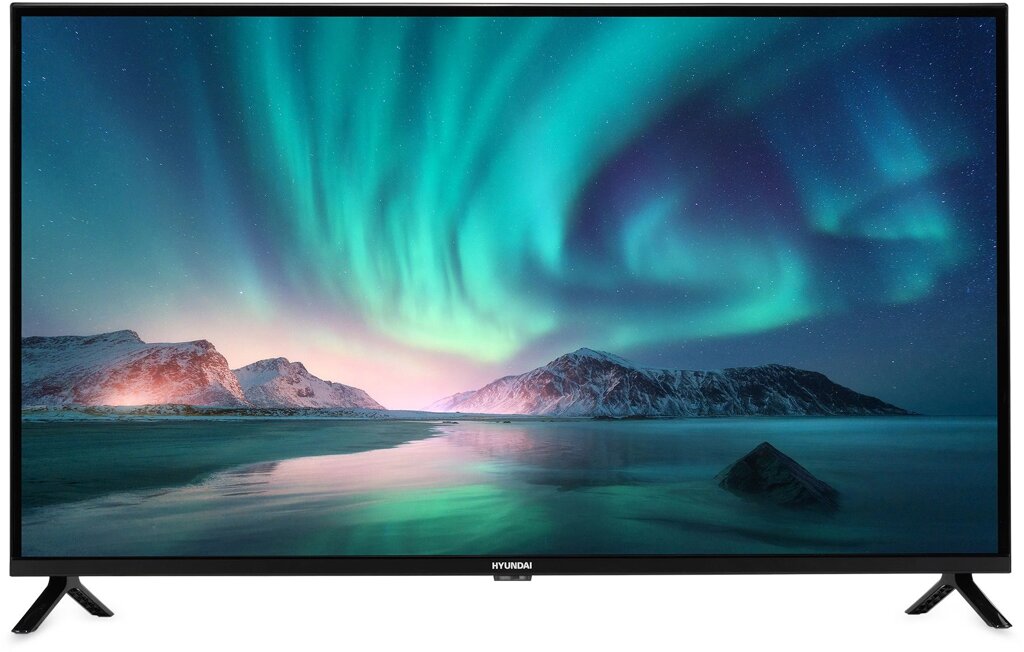 Телевизор Hyundai H-LED40BS5002 Android TV Frameless черный FULL HD 60Hz DVB-T2 DVB-C DVB-S DVB-S2 USB WiFi Smart TV от компании F-MART - фото 1