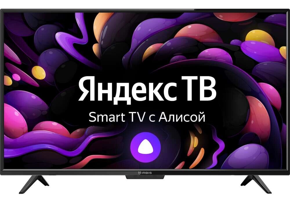 Телевизор IRBIS 39H1YDX103BS2, 39", 1366x768, 16:9, Tuner(DVB-T2/DVB-S2/DVB-C/PAL/SECAM), Android 9.0 Pie, от компании F-MART - фото 1