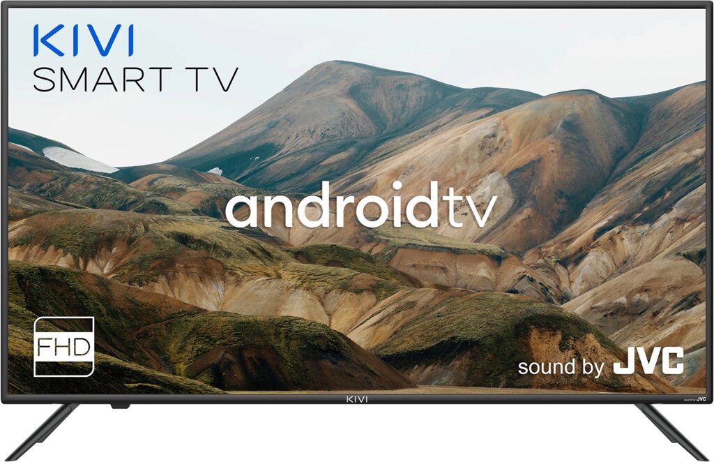 Телевизор KIVI 40F740LB 40" Smart, Google ATV, Full HD, черный от компании F-MART - фото 1