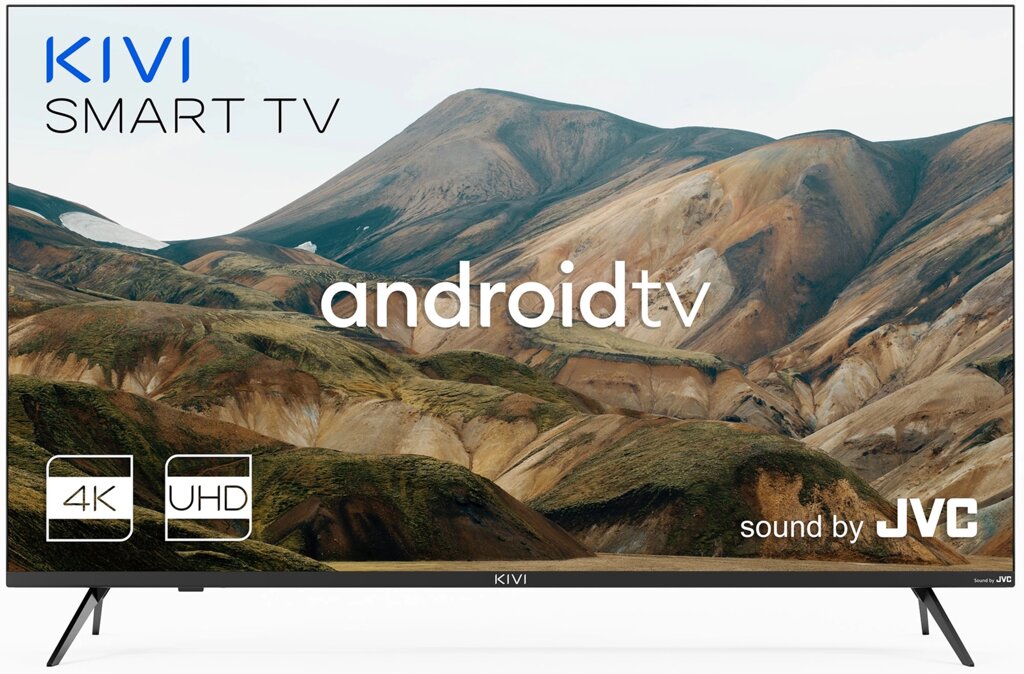 Телевизор KIVI 50U740LB 50", Smart, Google ATV, 4K UHD, черный от компании F-MART - фото 1