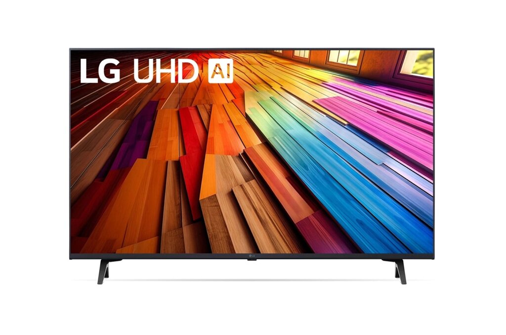 Телевизор LG 43UT80006LA. ARUB черный 3840x2160, 4K Ultra HD, 60 Гц, Wi-Fi, Smart TV, WebOs от компании F-MART - фото 1