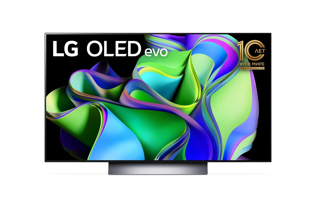Телевизор LG OLED48C3RLA OLED, Ultra HD, Smart TV, Wi-Fi, DVB-T2/C/S2, Bluetooth, 120Гц, 2.2ch 40W, 4хHDMI, 3хUSB, от компании F-MART - фото 1