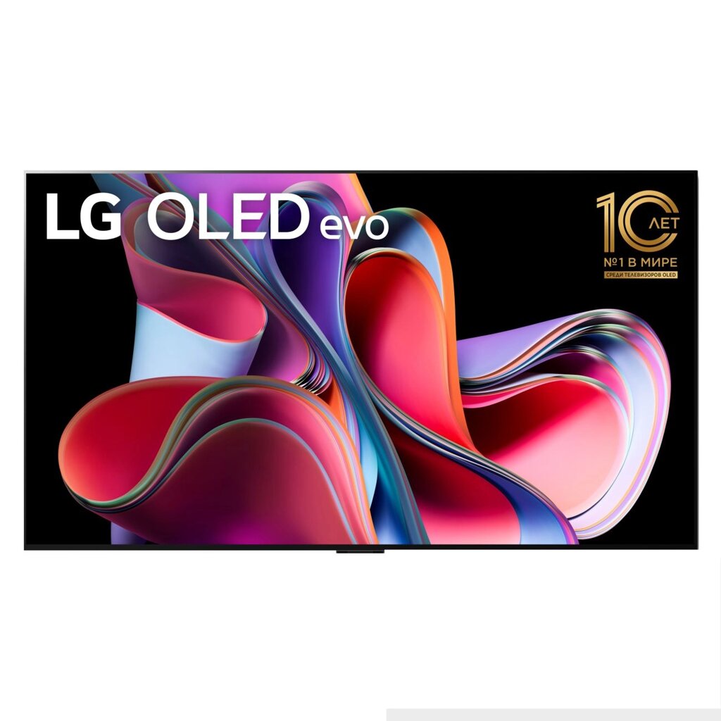 Телевизор LG OLED77G3RLA, OLED, Gallery, Ultra HD, Smart TV, Wi-Fi, DVB-T2/C/S2, Bluetooth, MR NFC, 120Гц, 4.2ch (60W), от компании F-MART - фото 1
