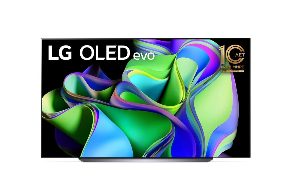 Телевизор LG OLED83C3RLA OLED, Ultra HD, SMART TV, Bluetooth, MR NFC, 120 Гц, 2.2ch 40Вт, 4хHDMI, 3хUSB, серебро от компании F-MART - фото 1