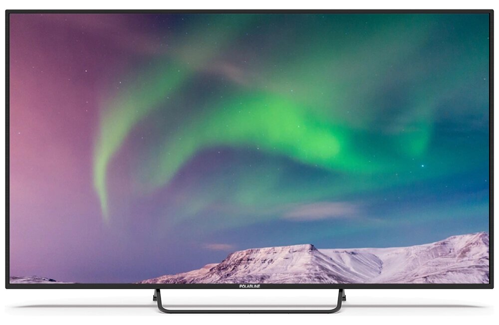 Телевизор POLARLINE 65PU51TC-SM 4K Smart черный от компании F-MART - фото 1