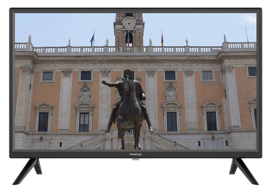 Телевизор Prestigio MATE 24", HD Ready, черный (PTV24SN04ZCISBK) от компании F-MART - фото 1