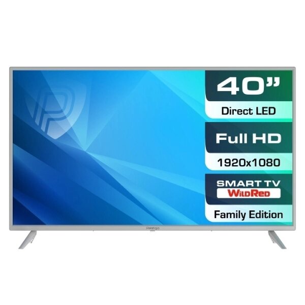 Телевизор Prestigio TOP WR 40", Full HD, Smart, черный (PTV40SS06YCISBK) от компании F-MART - фото 1