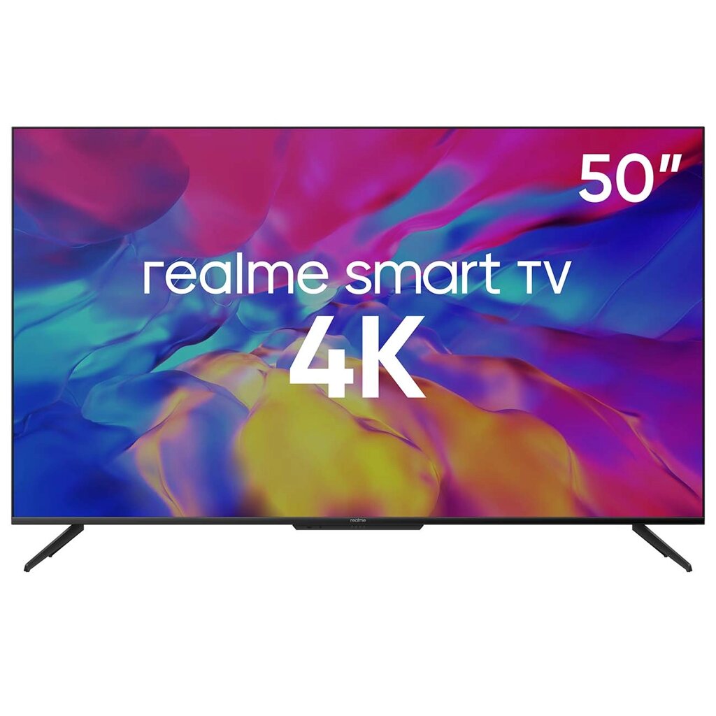 Телевизор Realme TV RMV2005 , Android TV, 4K, черный от компании F-MART - фото 1