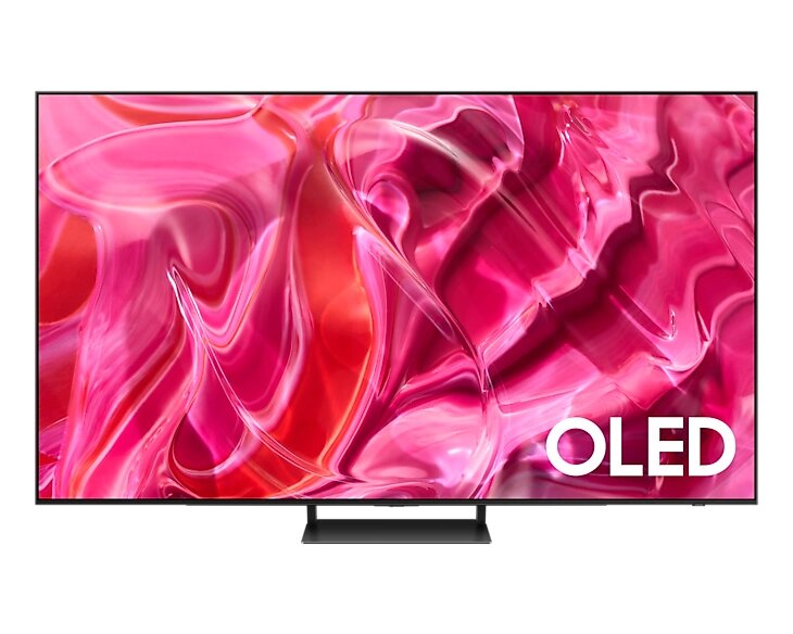 Телевизор Samsung QE55S90CAUXRU QD-OLED 4K, Smart TV, Wi-Fi, Voice, HDR 32х, HDR10+, 144Гц, DVB-T2/C/S2, 2.1 CH, 40W, от компании F-MART - фото 1